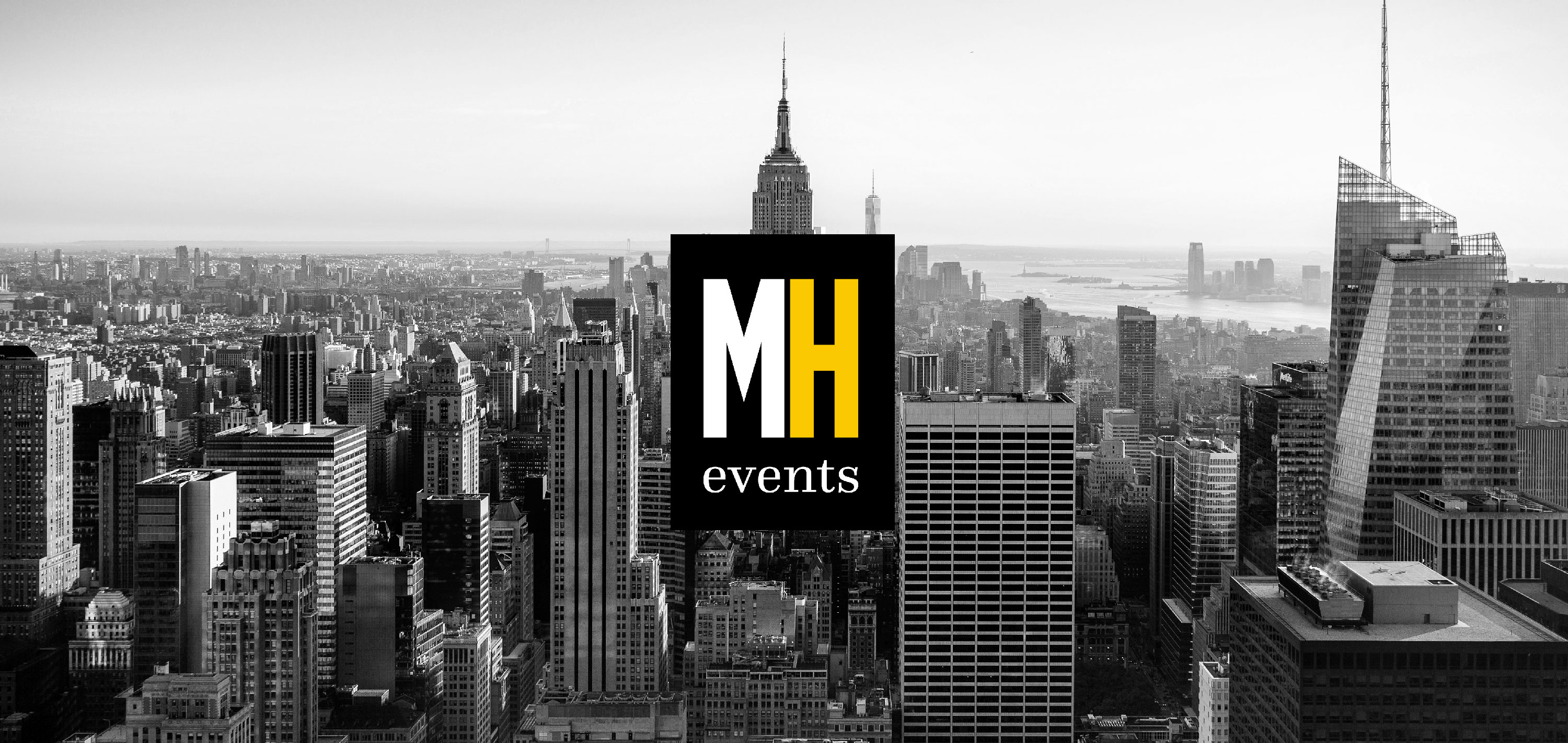 Banner con logo de MANHAPPEN EVENTS agencia de eventos en Madrid